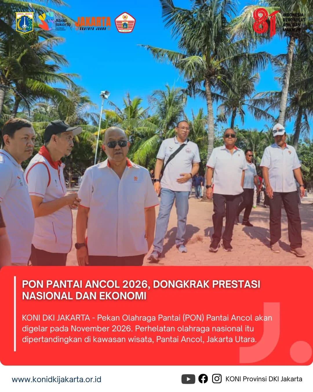 PON Pantai Ancol 2026, Dongkrak Prestasi Nasional Dan Ekonomi