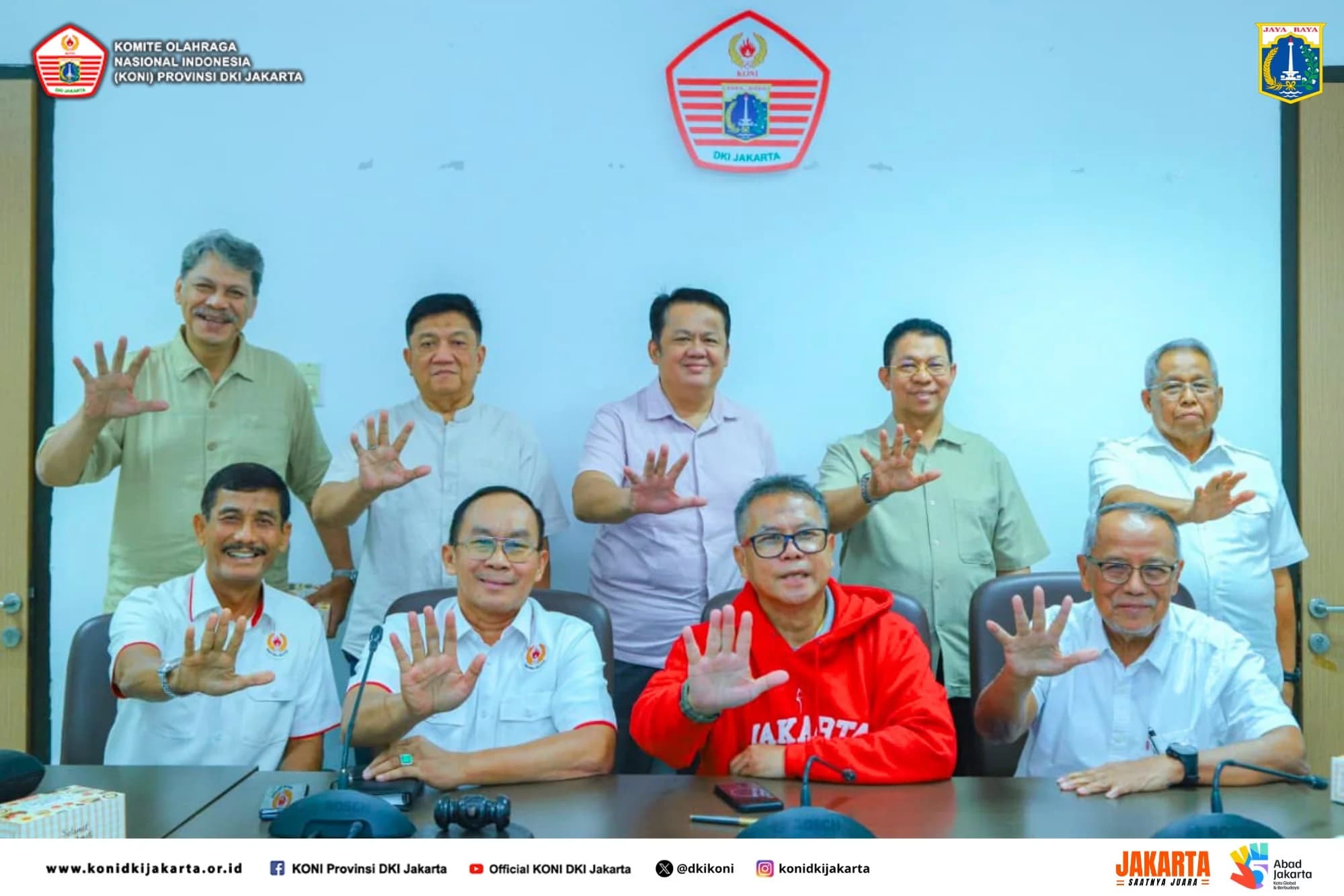 KONI Provinsi DKI Jakarta terima Kunjungan kerja KONI Sumsel, Bahas Penguatan Tata Kelola Organisasi
